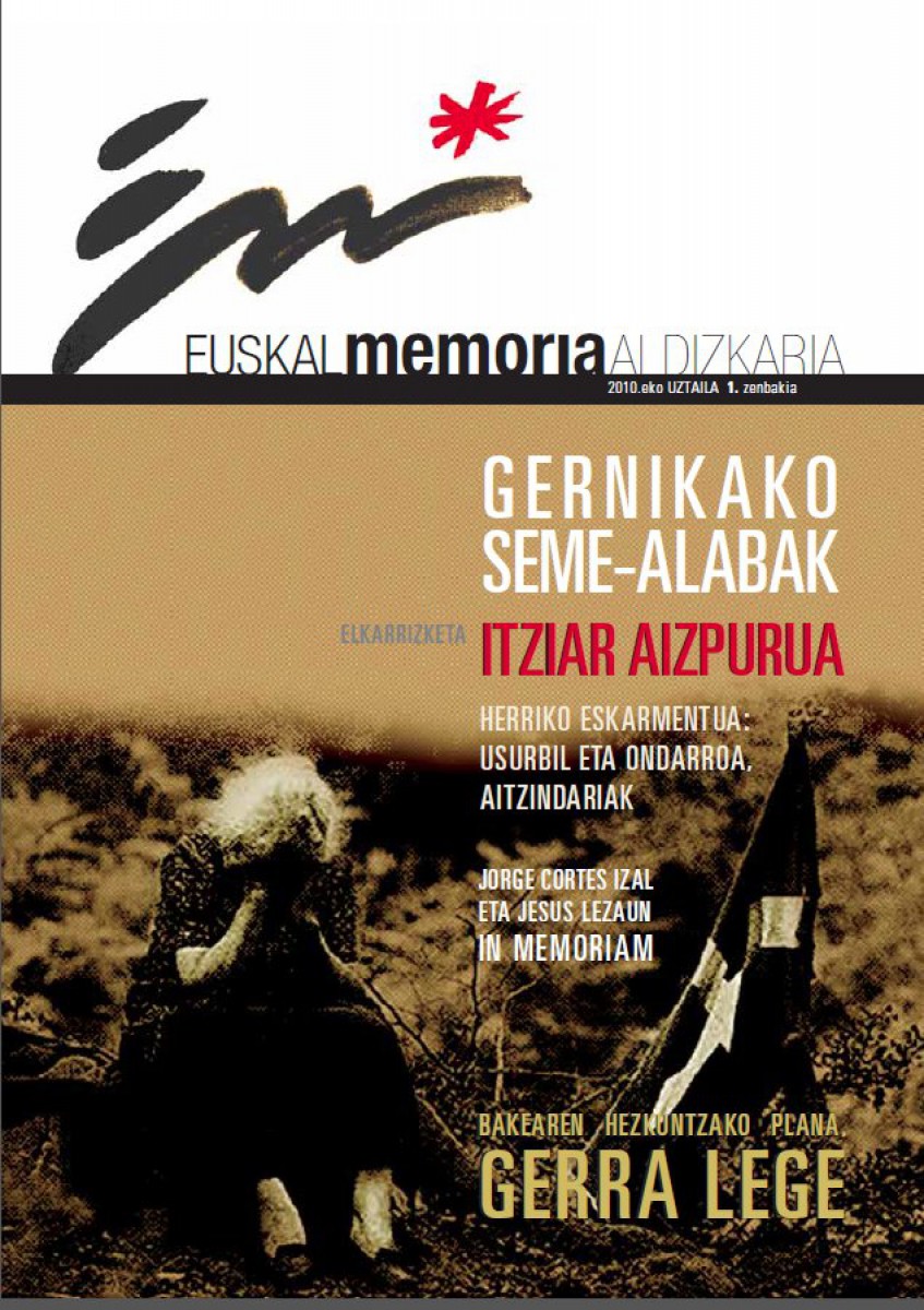 Euskal Memoria aldizkaria 1. alea